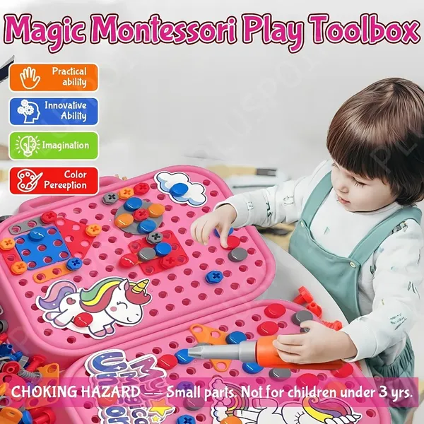 Unicorn_Drill_Toy_For_Kids_228Pc_Unicorn_Theme_3D_Stem_Construction_Puzzle_Toy_Electric_Working_Drill_With_Fix_Tool_Box,_Girls_Engineering_Building_Kits,_Birthday_For_Boys_3-9_Yrs_Old