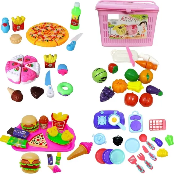 70Pcs_The_Big_Basket_Fruit_Cutting_Toy_With_Storage_Basket_Realistic_Sliceable_Food_Cutting_Pretend_Play_Kids_Set_Includes_Sets_Of_Cake,_Pizza,_Kitchen_Set,_Fruits,_Vegetables,_Fast_Food