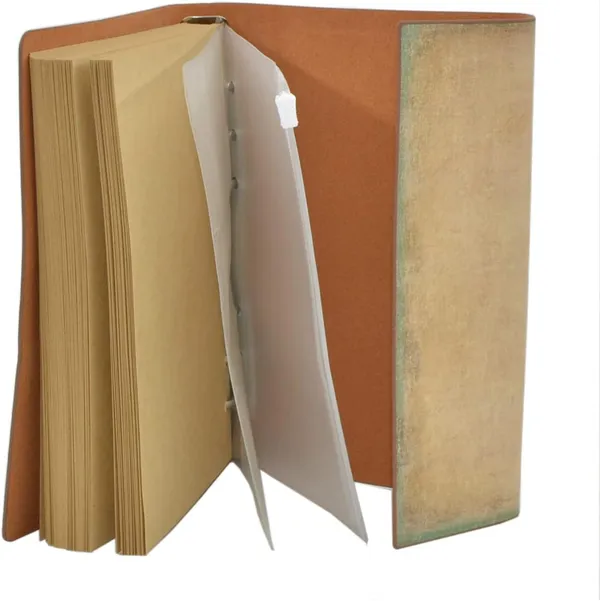 Retro_Vintage_Leather_Writing_Journal_Notebook,_6-Holes_European_Style_Spiral_Bound_Loose-Leaf_Refillable_Daily_Sketchbook_Diary_Traveler_With_Blank_Inserts_And_Zipper_Pocket,_185X130Mm_(Dandelion)