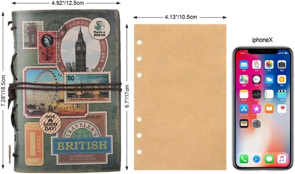 Retro_Vintage_Leather_Writing_Journal_Notebook,_6-Holes_European_Style_Spiral_Bound_Loose-Leaf_Refillable_Daily_Sketchbook_Diary_Traveler_With_Blank_Inserts_And_Zipper_Pocket,_185X130Mm_(British)