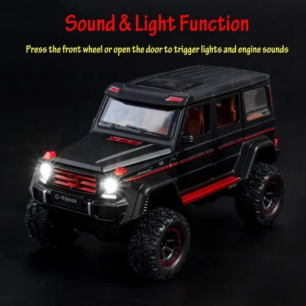 Diecast_G_Wagon_G500_Off_Road_Toy_Car_1:32_Scale_Model,Pull_Back_Vehicles_Alloy_Simulation_Supercar_With_Lights_And_Sound_Also_For_Car_Dashboard,Kids,Adult