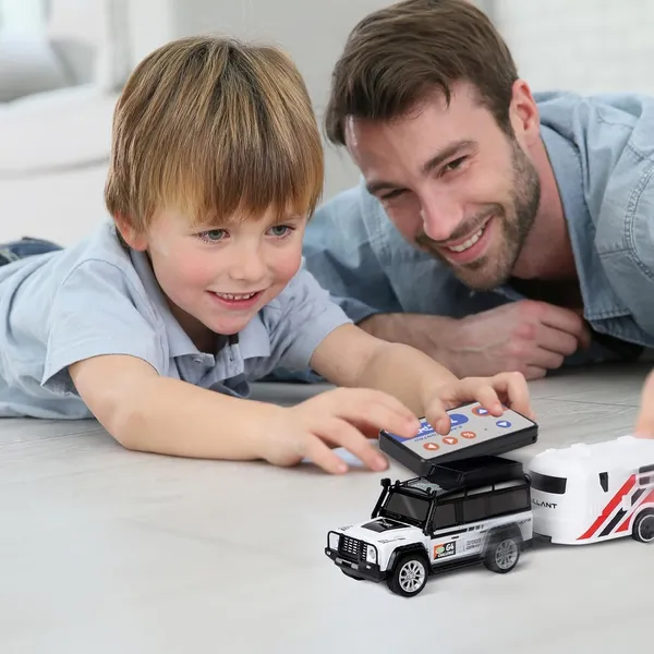 1:64_Mini_Rc_Off-Road_Car_With_Led_Lights_|_2.4Ghz_Off-Road_Remote_Control_Car_|_3_Speed_Adjustable,_Usb_Rechargeable_Alloy_Rc_Truck_For_Kids_&_Adults_Indoor/Outdoor_Racing