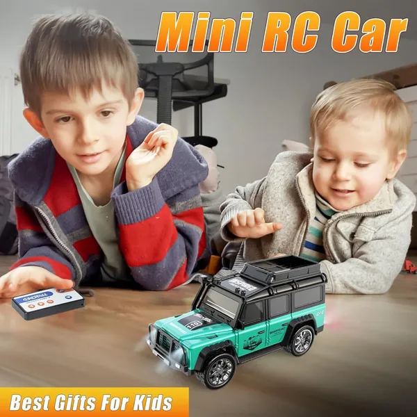 1:64_Mini_Rc_Off-Road_Car_With_Camper_Van_Led_Lights_2.4Ghz_Off-Road_Remote_Control_Car_|_3_Speed_Adjustable,_Usb_Rechargeable_Alloy_Rc_Car_For_Kids_&_Adults_Indoor/Outdoor_Racing