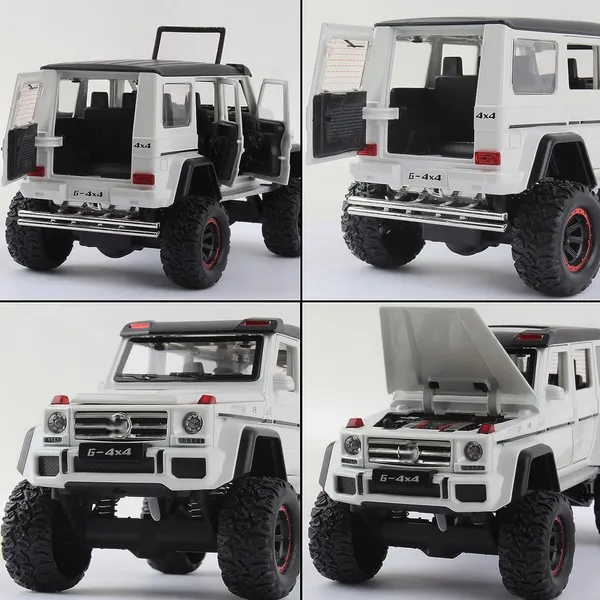 Diecast_Gwagon_Off-Road_G-500_Toy_Car_1:32_Scale_Model,_Pull_Back_Vehicles_Alloy_Simulation_Supercar_with_Lights_and_Sound