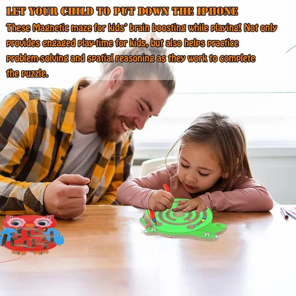 Wooden_Maze_Round_Labyrinth_Puzzle_Game_For_Kids_|_Brain_Teaser_Balance_Toy_|_Educational_Toy_For_Hand_Eye_Coordination_|_Indoor_Puzzle_For_Boys_&_Girls_|_Birthday_Return_Gift_|_Age_3+_|_Pack_Of_12