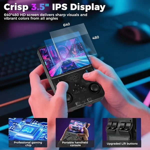R36S_Portable_Retro_Handheld_Game_Console_(64Gb)_With_18000+_Classic_Preloaded_Video_Games,_3.5_Inch_Ips_Display,Rechargeable_Long-Lasting_Battery_Backup,_Retro_Pocket_Arcade_Gaming_Device