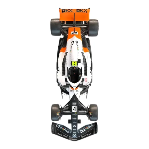 1:43_Scale_2023_Mcl-60_Racing_Diecast_F1_Model_Car,_Purple_Black_Alloy_Metal_Collectible_Vehicle_With_Smooth_Rolling_Wheels_For_Display_Collectors