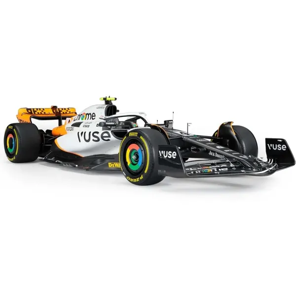 1:43_Scale_2023_Mcl-60_Racing_Diecast_F1_Model_Car,_Purple_Black_Alloy_Metal_Collectible_Vehicle_With_Smooth_Rolling_Wheels_For_Display_Collectors