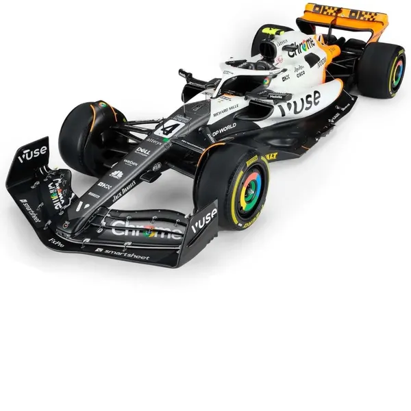 1:43_Scale_2023_Mcl-60_Racing_Diecast_F1_Model_Car,_Purple_Black_Alloy_Metal_Collectible_Vehicle_With_Smooth_Rolling_Wheels_For_Display_Collectors