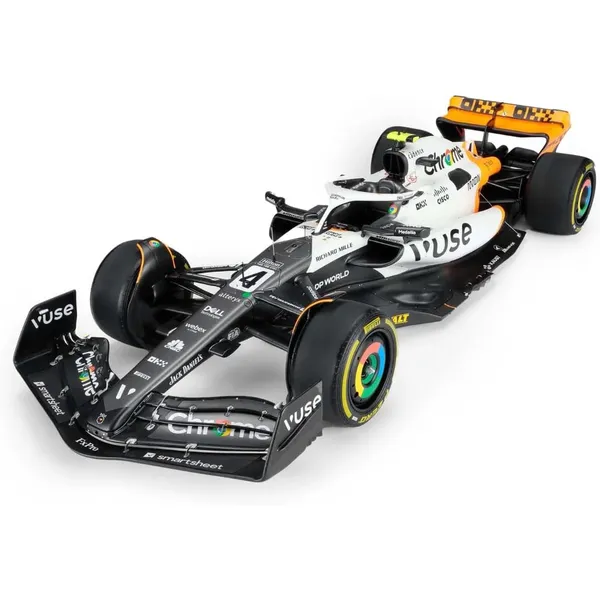 1:43_Scale_2023_Mcl-60_Racing_Diecast_F1_Model_Car,_Purple_Black_Alloy_Metal_Collectible_Vehicle_With_Smooth_Rolling_Wheels_For_Display_Collectors