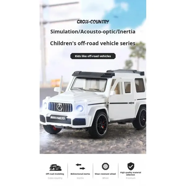 G-Wagon_Car_Friction_Powered_Toys_Realistic_With_Lights_And_Sound_For_Kids_With_Doors_Openable_Smooth_Push_And_Go_1:32_Scale_Pretend_Play_Toy_Car_Great_Gift_For_Children_Boys