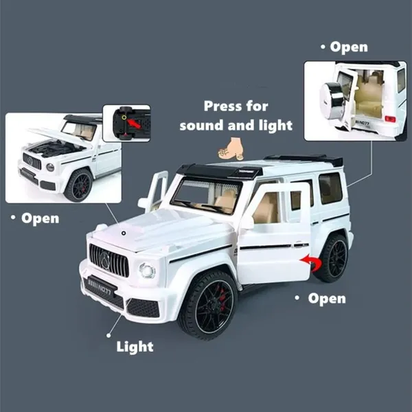 G-Wagon_Car_Friction_Powered_Toys_Realistic_With_Lights_And_Sound_For_Kids_With_Doors_Openable_Smooth_Push_And_Go_1:32_Scale_Pretend_Play_Toy_Car_Great_Gift_For_Children_Boys