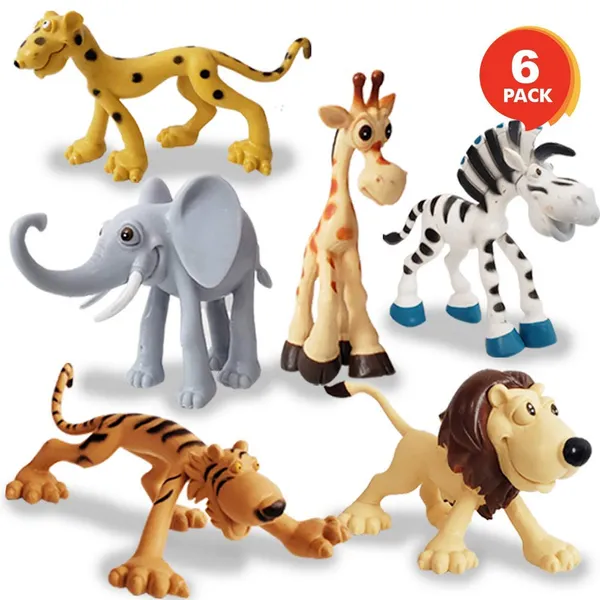 Cartoon_Animal_Models_Toys,_6_Pack_Jungle_Animal_Figures_Set_For_Children_Boys_And_Girls_Kids_Party_Favors,_Gifts_Educational_Toy(Set_Of_6)_Multicolor