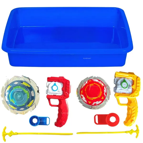 Spinning_Battle_Top_Toy_Set_Of_2_Tops_And_1_Tray_With_Launcher_And_Grip,_Metal_Gyro_Fighting_Tops_Starter_Set_For_Kids,_Competitive_Spin_Game_Toy_Gift_For_Boys_And_Girls_Age_6+