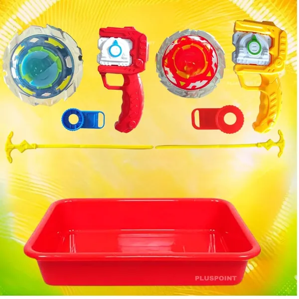 Spinning_Battle_Top_Toy_Set_Of_2_Tops_And_1_Tray_With_Launcher_And_Grip,_Metal_Gyro_Fighting_Tops_Starter_Set_For_Kids,_Competitive_Spin_Game_Toy_Gift_For_Boys_And_Girls_Age_6+