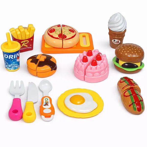 Pretend_Play_Fast_Food_Set,_14Pc_Play_Food_For_Kids_With_Take_Apart_Burger_And_Hot_Dog_Plastic_Toys_Food,_Play_Kitchen_Accessories_Role_Play_Toys_Christmas_Birthday_Gift_For_Kids_Toddler_Boys_Girls