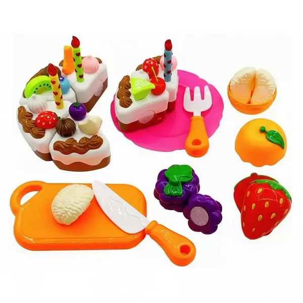 Diy_Chocolate_Birthday_Cake_Cutting_Toy_Set_For_Kids,_Pretend_Play_Kitchen_Food_Set_With_Sliceable_Brown_Cake_&_Fruit,_Role_Play_Cooking_Toys,_Birthday_Party_Cake_Model_Gift_For_Boys_Girls_Toddler