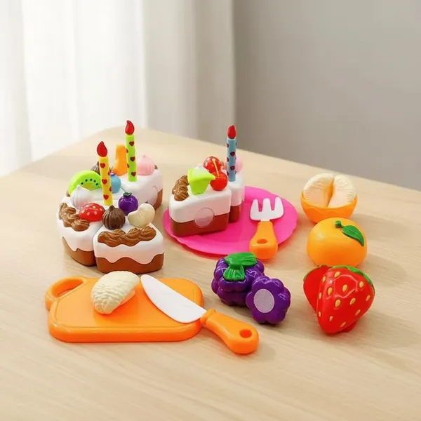 Diy_Chocolate_Birthday_Cake_Cutting_Toy_Set_For_Kids,_Pretend_Play_Kitchen_Food_Set_With_Sliceable_Brown_Cake_&_Fruit,_Role_Play_Cooking_Toys,_Birthday_Party_Cake_Model_Gift_For_Boys_Girls_Toddler