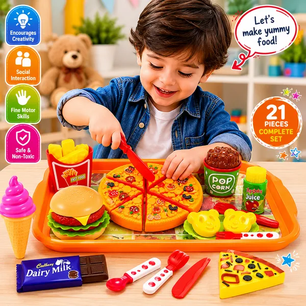 Pizza_Party_Fast_Food_Set_Realistic_Pizza_Pretend_Play_Burger_Fries_And_Ice_Cream_With_Tray_Food_Toy_|_Best_Gifts_Food_Playset_For_Boys_Girls_Kids-_Multicolor_4_Years_And_Up_(Bakery)