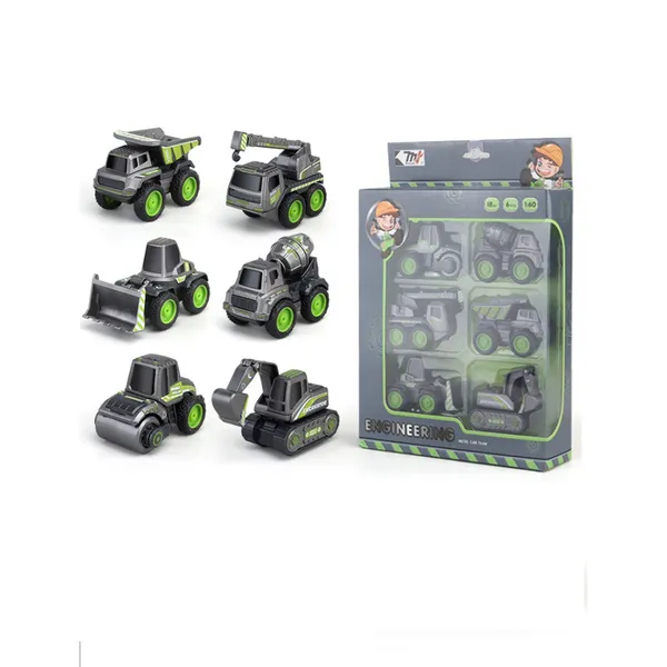 6Pc_Diecast_Metal_Pull_Back_Construction_Vehicles_For_Kids_Pretend_Play_Toy_Roller_Crane_Excavator_Dumper_Mixer_Bulldozer_Trucks_Play_Set_Building_Vehicles_Set_For_Kids_(6_In_1_Construction)