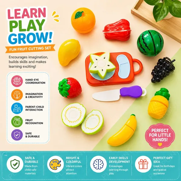PLUSPOINT_Fruit_Cutting_Toys_Set_for_Kids_Pretend_Play_13pc_Fruit_Cut_Toy