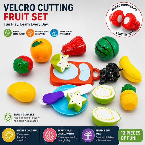 PLUSPOINT_Fruit_Cutting_Toys_Set_for_Kids_Pretend_Play_13pc_Fruit_Cut_Toy