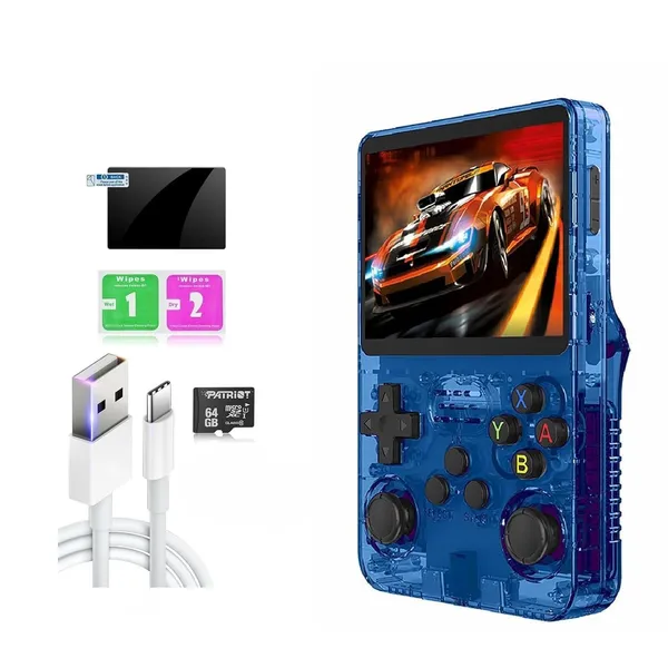 PLUSPOINT_Handheld_Game_Console_R36S_Portable_Retro_(64GB)_with_18000+_Classic_Preloaded_Video_Games,