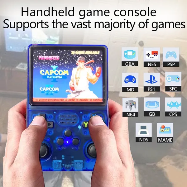 PLUSPOINT_Handheld_Game_Console_R36S_Portable_Retro_(64GB)_with_18000+_Classic_Preloaded_Video_Games,