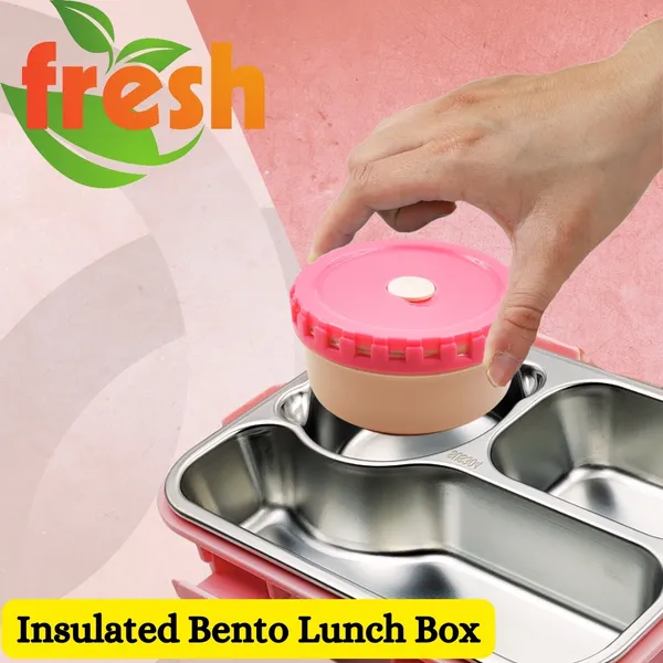 Bento_Lunch_Box_3_Inner_Compartment_Stainless_Steel_Insulated_Air_Tight_Portable_Tiffin_with,700ml_Lunch_Box�