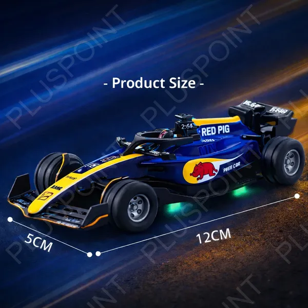 1:64_Die-cast_Metal_F1_RC_Mini_Racing_car_with_LED_Lights_|_2.4GHz_Remote_Control_Car�