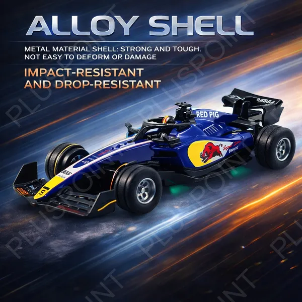 1:64_Die-cast_Metal_F1_RC_Mini_Racing_car_with_LED_Lights_|_2.4GHz_Remote_Control_Car�