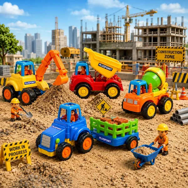 Farm_Tractor_Toy_Vehicles_Set_Of_4_Friction_Powered_Toy_Truck_With_Moving_Joints_Push_And_Go_Tractor_Trolley,_Bulldozer,_Cement_Mixer,_Dumper_Farming_And_Construction_Vehicles_Set_For_Kids