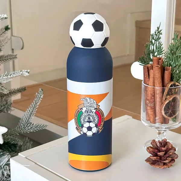 Blue_And_Orange_Stainless_Steel_Mexico_Football_Sports_Water_Bottle