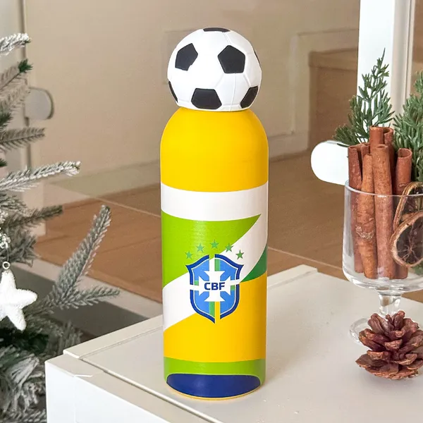 Yellow_And_Green_Stainless_Steel_Brazil_Football_Sports_Water_Bottle
