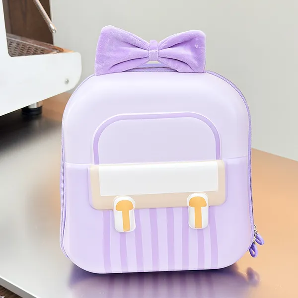 Purple_Polyester_Bow_Detail_School_Backpack_For_Kids
