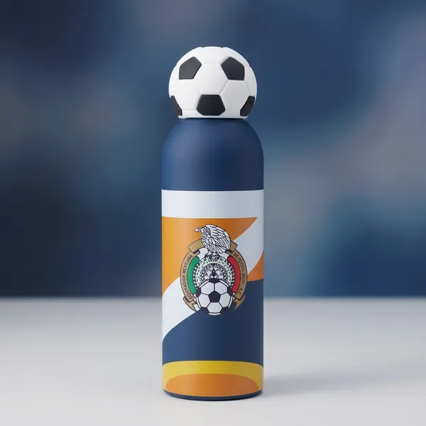 Blue_And_Orange_Stainless_Steel_Mexico_Football_Sports_Water_Bottle