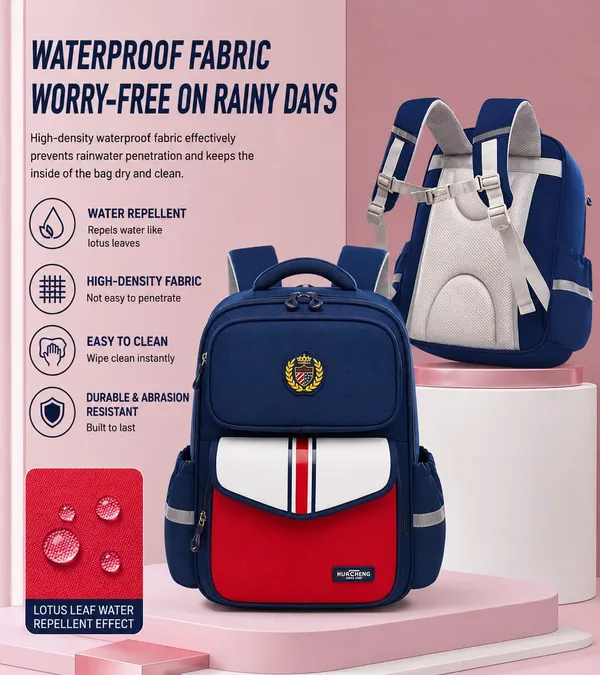 Blue_And_Red_Polyester_Waterproof_School_Backpack_For_Kids