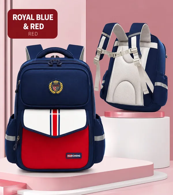 Blue_And_Red_Polyester_Waterproof_School_Backpack_For_Kids
