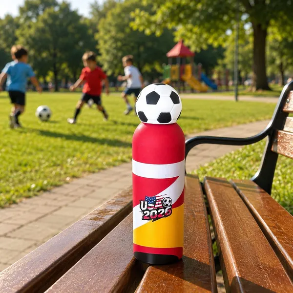 Red_And_Yellow_Stainless_Steel_Football_Sports_Water_Bottle