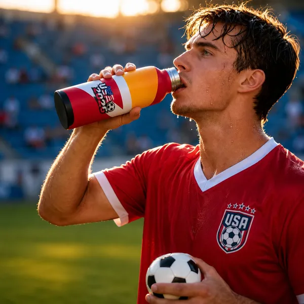 Red_And_Yellow_Stainless_Steel_Football_Sports_Water_Bottle