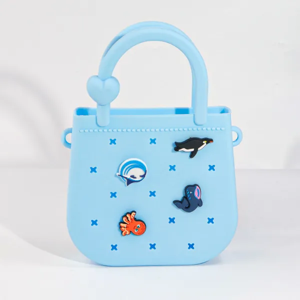 Sky_Blue_Silicone_Crocs_Sling_Bag_For_Kids