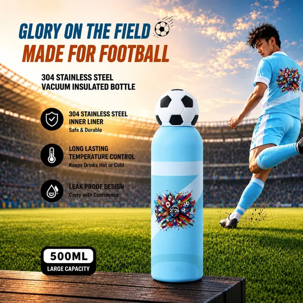 Blue_Stainless_Steel_Football_Sports_Water_Bottle