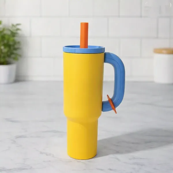 Yellow_Stainless_Steel_Insulated_Tumbler_With_Straw_And_Handle