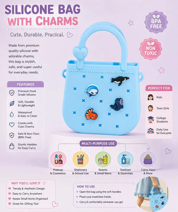 Sky_Blue_Silicone_Crocs_Sling_Bag_For_Kids
