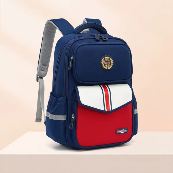 Blue_And_Red_Polyester_Waterproof_School_Backpack_For_Kids