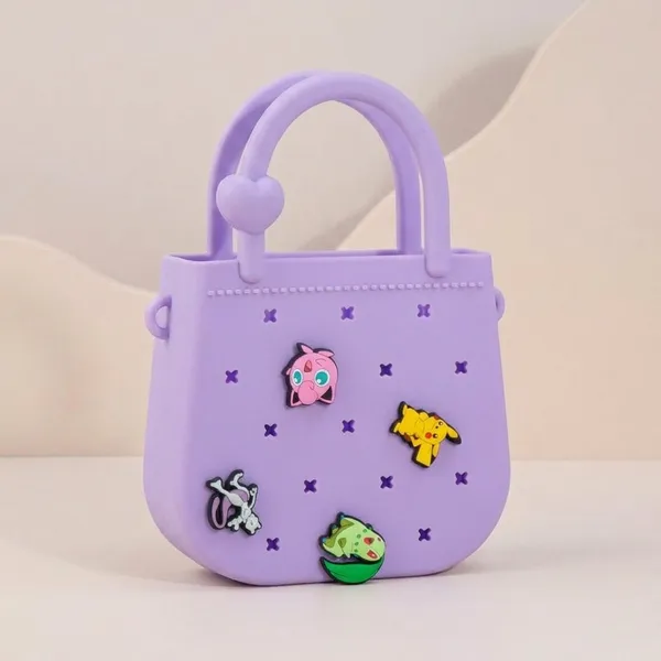 Purple_Silicone_Handbag_With_Character_Charms