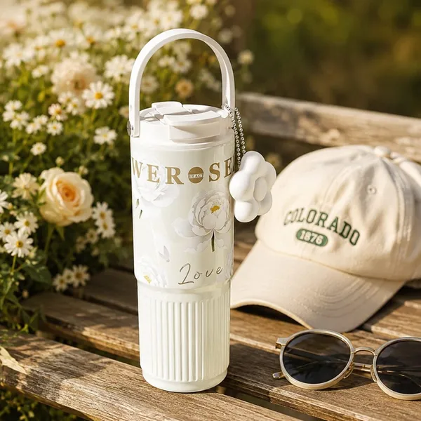 Stainless_Steel_White_Floral_Insulated_Tumbler_860Ml