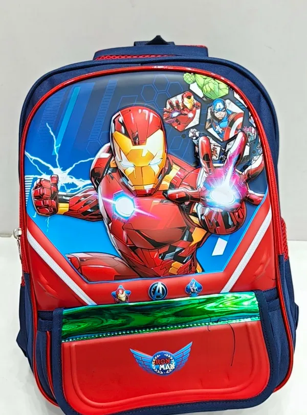 Disney_Marvel_Iron_Man_Printed_Kids_School_Backpack_Pack_Of_1