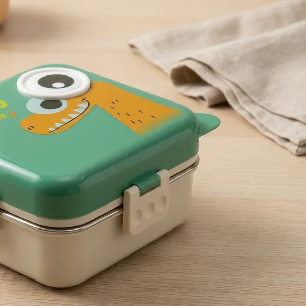 Super_Dino_Saur Themed_Insulated_Stainless_Steel_Bento_Lunch_Box