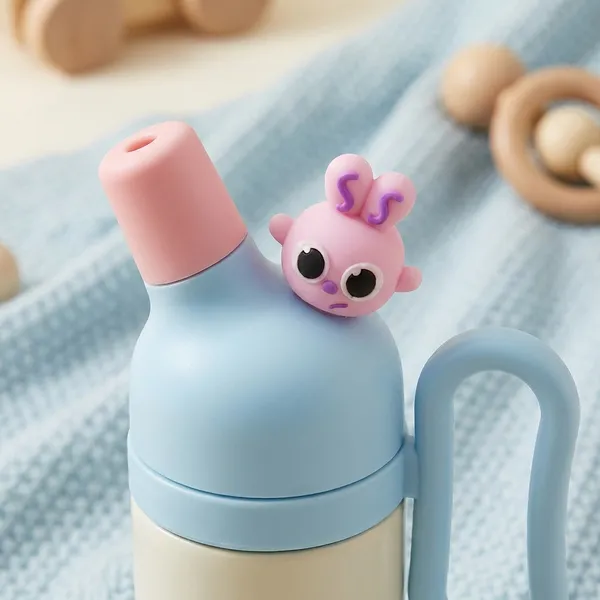 Happy_Bunny_Water_Bottle_With_Topper